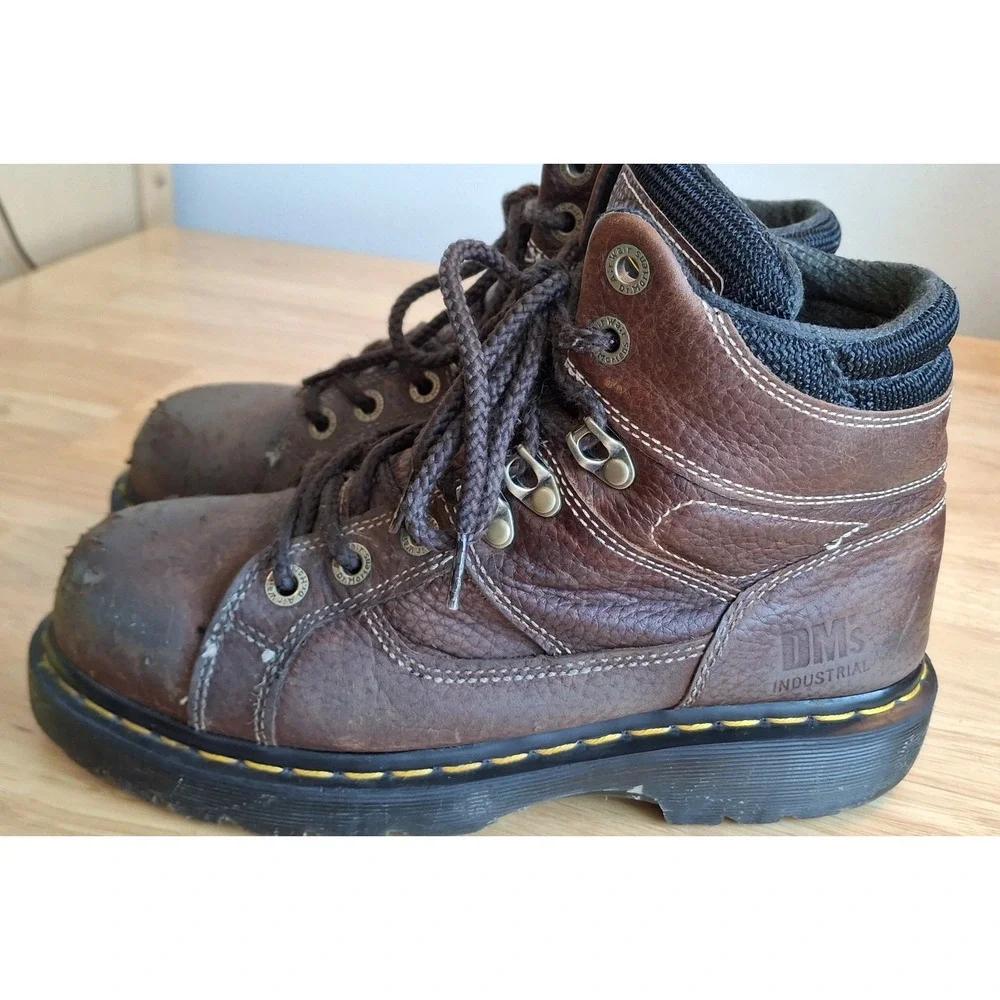 Dr. Martens AirWair Ironbridge Steel Toe Industrial Brown Boots Men's 8 READ